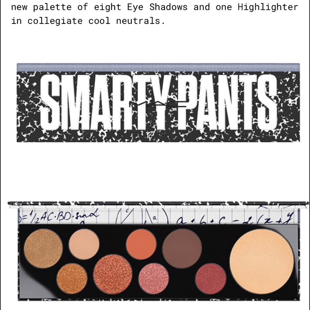 Mac Smarty Pants palette Rare eyeshadow *new*